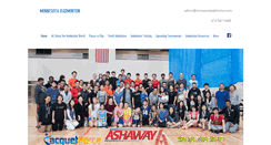 Desktop Screenshot of minnesotabadminton.com